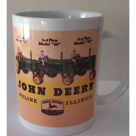 Green Tractor 1950s Advertisement 15 Ounce Sublimated Coffee Mug - Picture 1 of 2